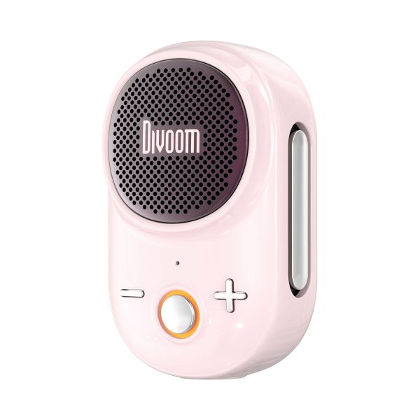 Divoom Itour-S IP67 Mini Bluetooth Hoparlör, Güçlü Bas, Taşınabilir Ses Bombası, Pembe