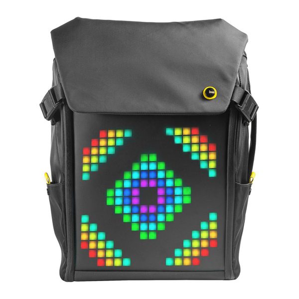 Divoom Pixoo Backpack M Siyah Ledli Sırt Çantası
