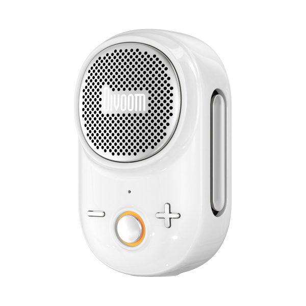Divoom Itour-S IP67 Mini Bluetooth Hoparlör, Güçlü Bas, Taşınabilir Ses Bombası, Beyaz